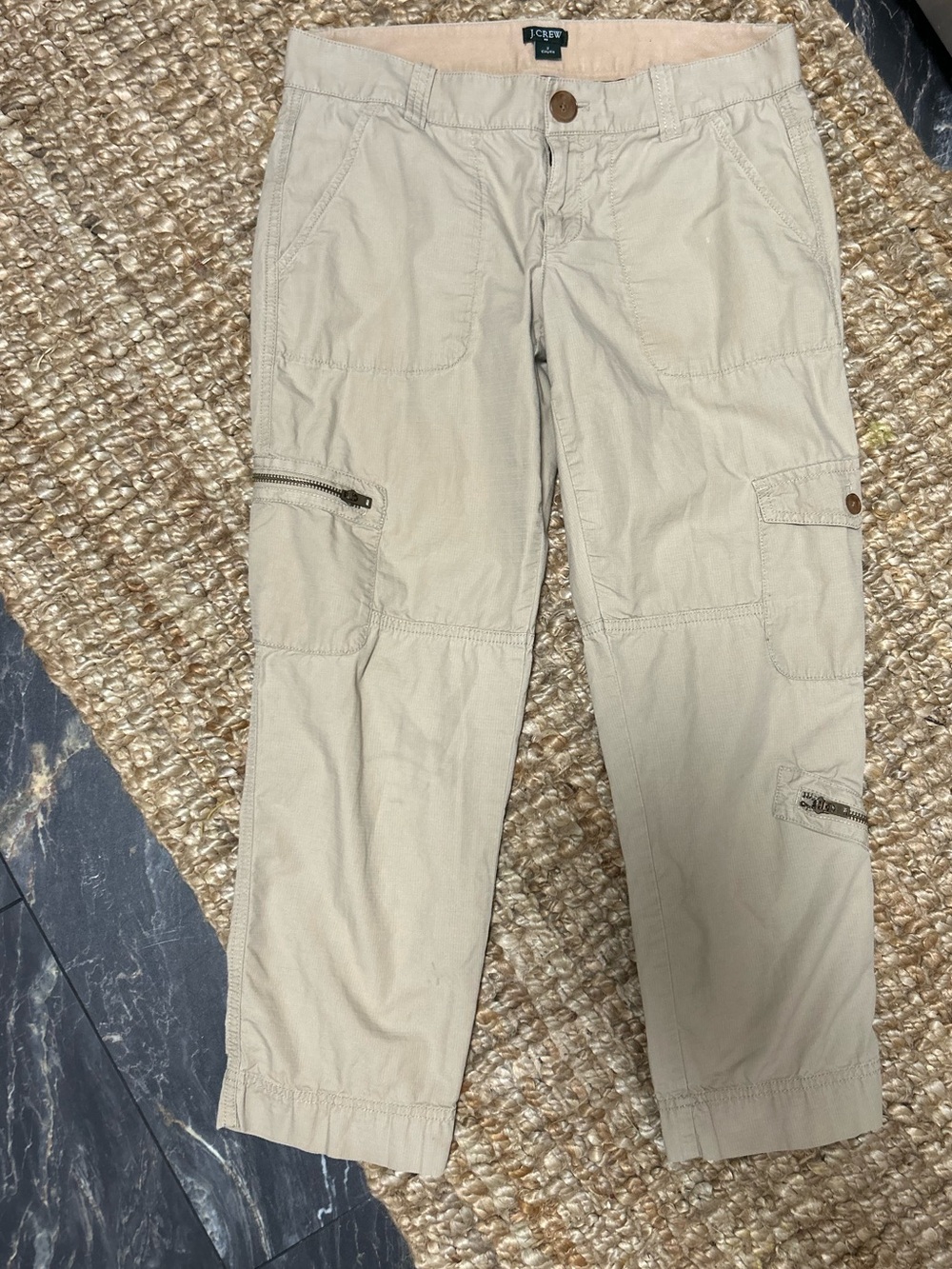 J. Crew city fit Khaki Cargo Pants